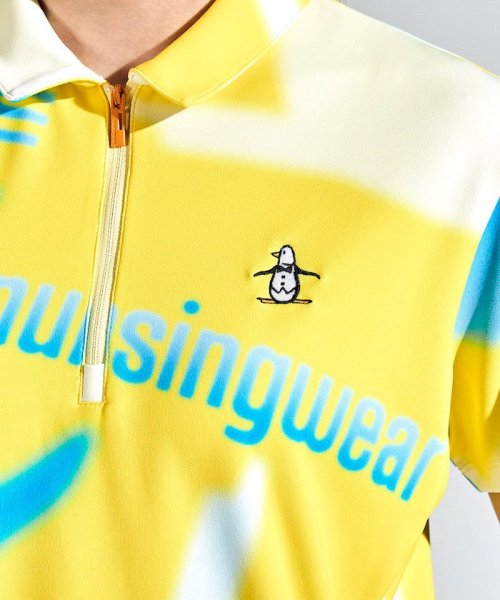 Munsingwear(マンシングウェア)/【ENVOY】SUNSCREENペンギングラデーションプリントハーフジップワンピース/img08