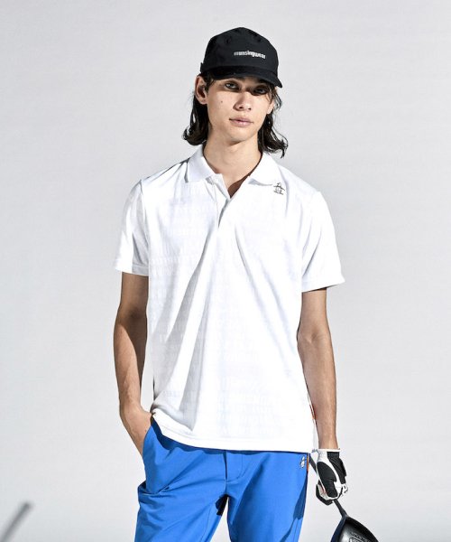 Munsingwear(マンシングウェア)/【ENVOY】MOTION3D，SUNSCREENロゴジャカード半袖シャツ/img02