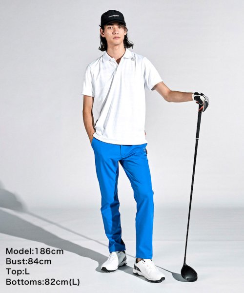 Munsingwear(マンシングウェア)/【ENVOY】MOTION3D，SUNSCREENロゴジャカード半袖シャツ/img10
