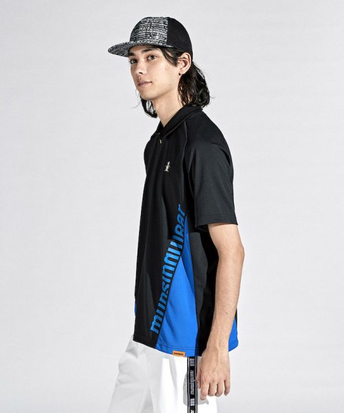 Munsingwear(マンシングウェア)/【ENVOY】MOTION3D吸水速乾ストレッチブロッキング半袖シャツ/img01