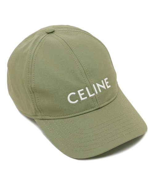 CELINE(セリーヌ)/セリーヌ 帽子 ベースボールキャップ ロゴ カーキ メンズ レディース ユニセックス CELINE 2AUA1969P 15VG/img01