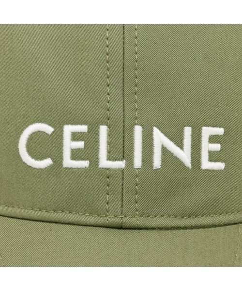 CELINE(セリーヌ)/セリーヌ 帽子 ベースボールキャップ ロゴ カーキ メンズ レディース ユニセックス CELINE 2AUA1969P 15VG/img03