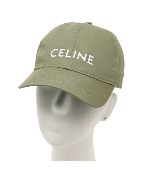CELINE(セリーヌ)/セリーヌ 帽子 ベースボールキャップ ロゴ カーキ メンズ レディース ユニセックス CELINE 2AUA1969P 15VG/img06