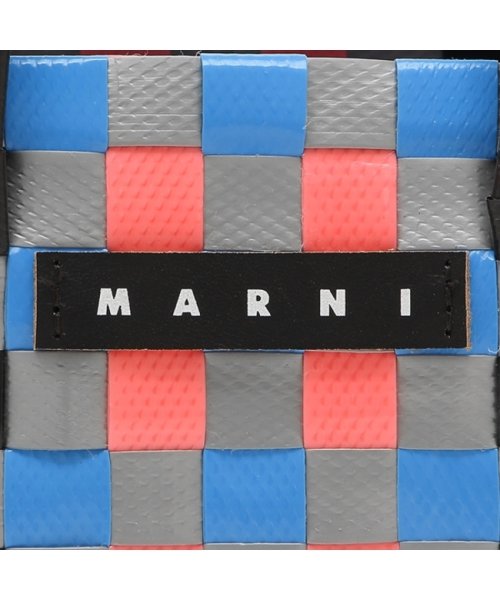 MARNI(マルニ)/マルニ ハンドバッグ かごバッグ バスケットバッグ キッズ カゴバッグ ミニバッグ ロゴ グレー マルチカラー キッズ MARNI M00178 M00IW 0/img08