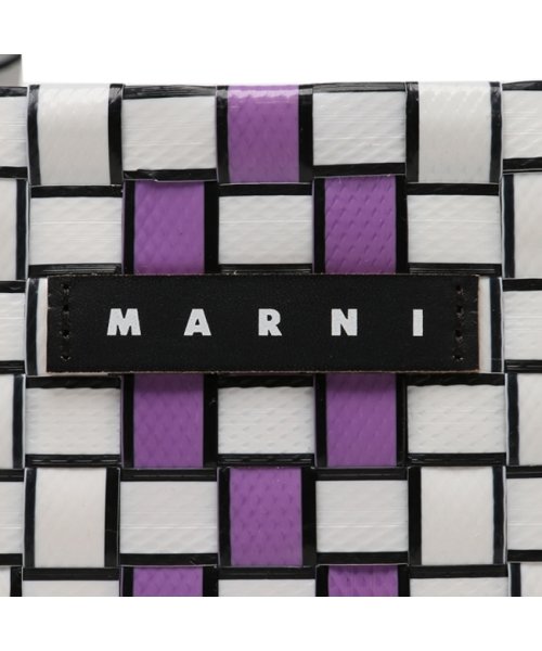 MARNI(マルニ)/マルニ ハンドバッグ かごバッグ バスケットバッグ キッズ カゴバッグ ミニバッグ ロゴ ホワイト マルチカラー キッズ MARNI M00638 M00IW /img08