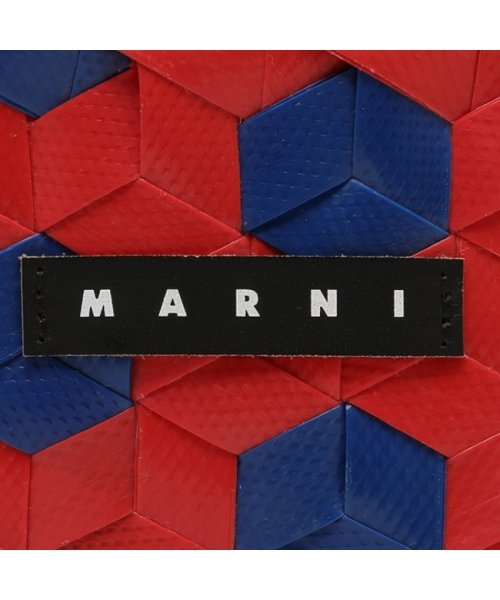 MARNI(マルニ)/マルニ ハンドバッグ かごバッグ バスケットバッグ キッズ カゴバッグ ミニバッグ ロゴ レッド ブルー キッズ MARNI M00996 M00IW 0MC3/img08