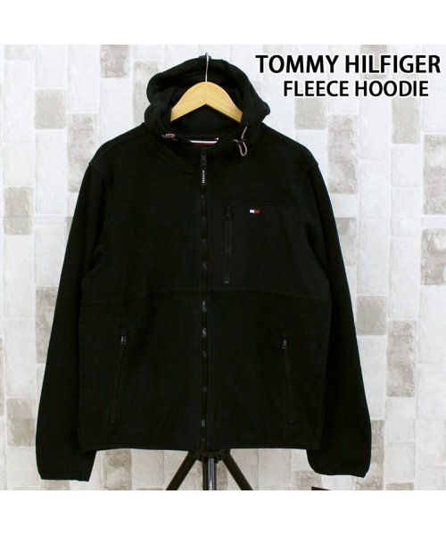 TopIsm(トップイズム)/TOMMY HILFIGER トミー ヒルフィガー メディア フリース パーカー 長袖 ジップアップ ロゴ トップス メンズ ブランド/img01