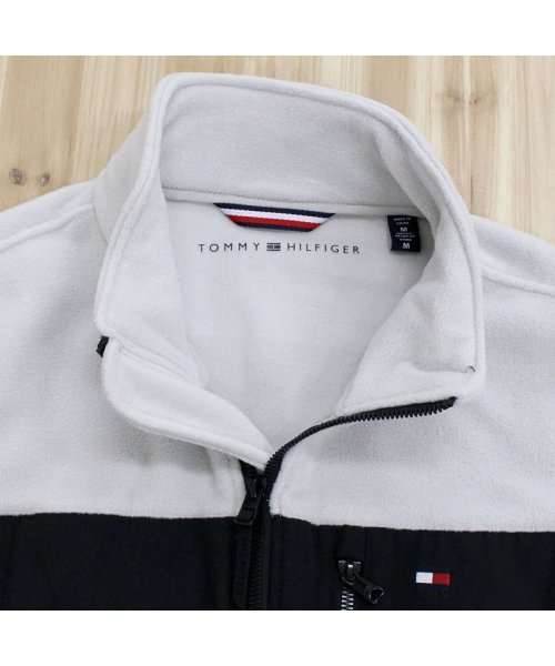 TopIsm(トップイズム)/TOMMY HILFIGER トミー ヒルフィガー フリース スタンドカラー ジャケット ブルゾン 長袖 ジップアップ  ロゴ メンズ ブランド/img05