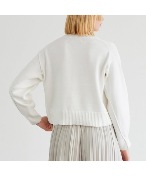 カシミアブレンドショート丈ニット  YW1545790093(11880円)