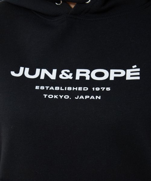 JUN and ROPE(ジュン＆ロペ)/【WEB限定】【ユニセックス】ロゴ入り裏起毛長袖フーディ/img16