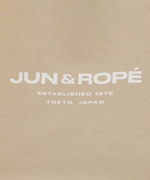 JUN and ROPE(ジュン＆ロペ)/【WEB限定】【ユニセックス】ロゴ入り裏起毛長袖フーディ/img20