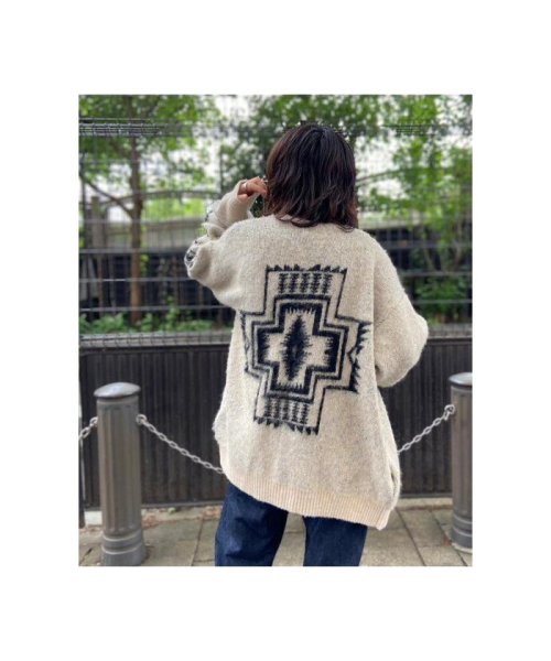 BEAVER(ビーバー)/PENDLETON V NECK CARDIGAN/img27