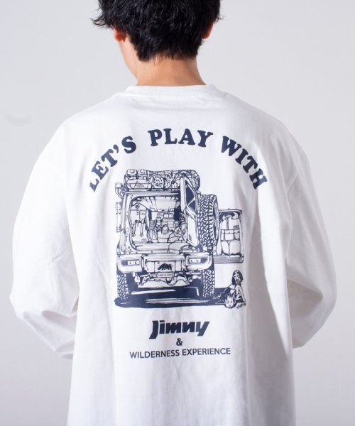 GLOSTER(GLOSTER)/【WILDERNESS EXPERIENCE×JIMNY】別注 バックプリント長袖Tシャツ ロンT/img01