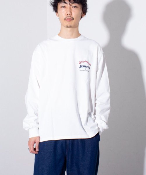 GLOSTER(GLOSTER)/【WILDERNESS EXPERIENCE×JIMNY】別注 バックプリント長袖Tシャツ ロンT/img05