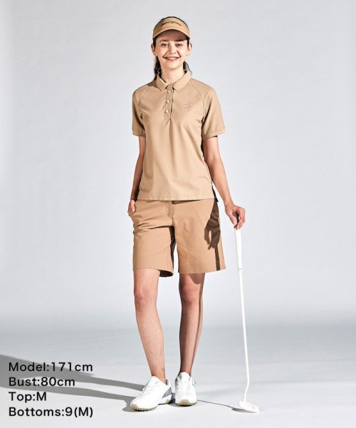 Munsingwear(マンシングウェア)/10 YEARS POLO SHIRTS BIG LOGO ラグランスリーブ半袖シャツ/img01