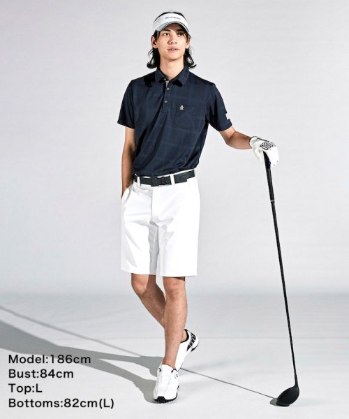 Munsingwear(マンシングウェア)/MOTION３Dチェックジャカードテーラーカラーシャツ/img01