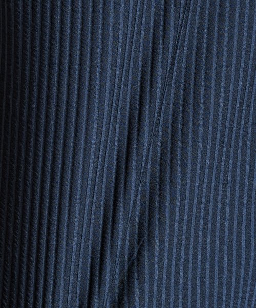 Munsingwear(マンシングウェア)/SUNSCREENサッカーストライプテーラーカラー半袖シャツ/img04
