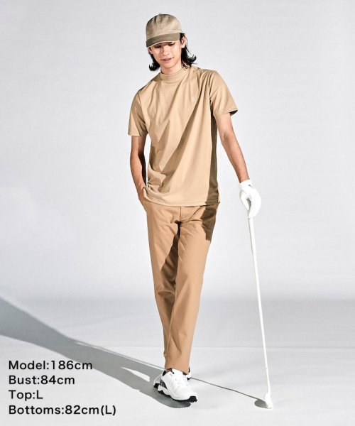 Munsingwear(マンシングウェア)/SUNSCREENモックネック半袖シャツ/img01