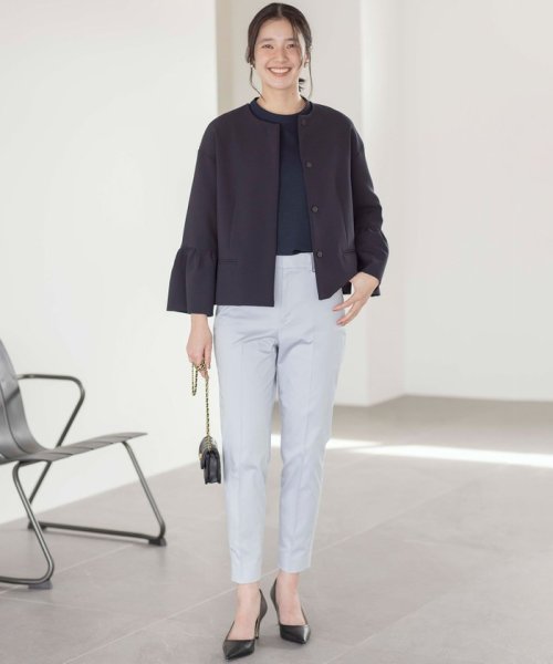 【VERY3月号掲載・NAVY】コンフォータブルドレープ ジャケット NAVY