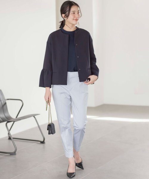 【VERY3月号掲載・NAVY】コンフォータブルドレープ ジャケット NAVY