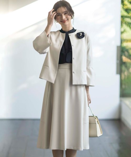 【VERY3月号掲載・NAVY】コンフォータブルドレープ ジャケット NAVY