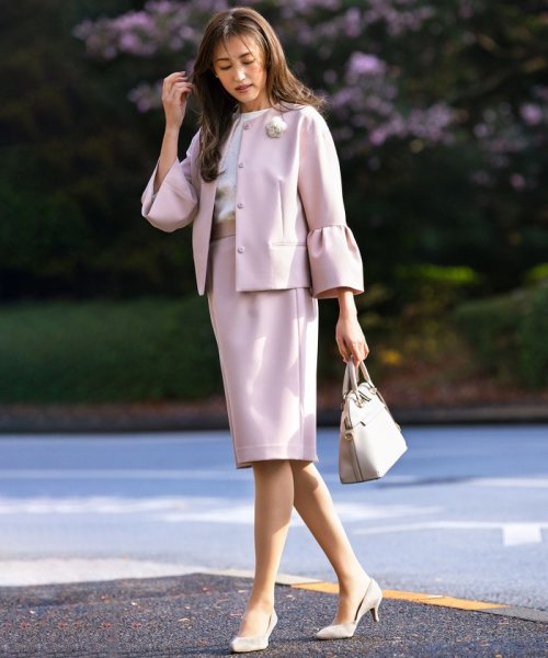 【VERY3月号掲載・NAVY】コンフォータブルドレープ ジャケット NAVY