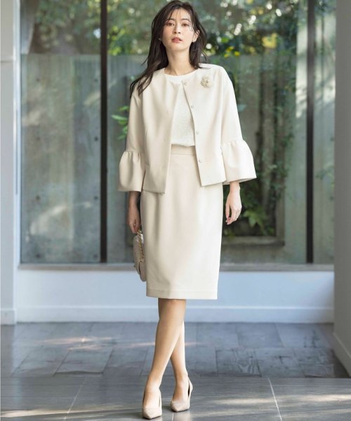 【VERY3月号掲載・NAVY】コンフォータブルドレープ ジャケット NAVY