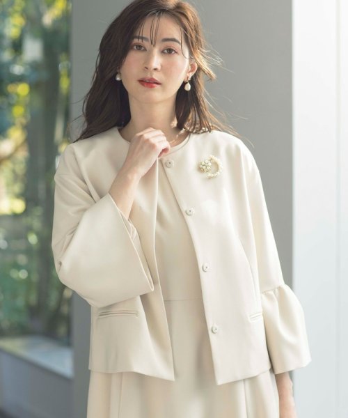 【VERY3月号掲載・NAVY】コンフォータブルドレープ ジャケット NAVY