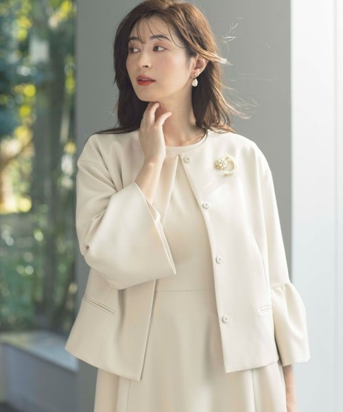 【VERY3月号掲載・NAVY】コンフォータブルドレープ ジャケット NAVY