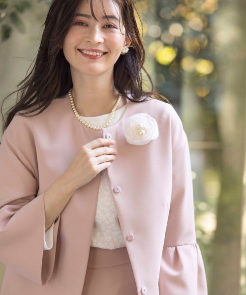 【VERY3月号掲載・NAVY】コンフォータブルドレープ ジャケット NAVY