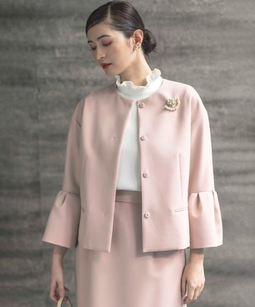 【VERY3月号掲載・NAVY】コンフォータブルドレープ ジャケット NAVY