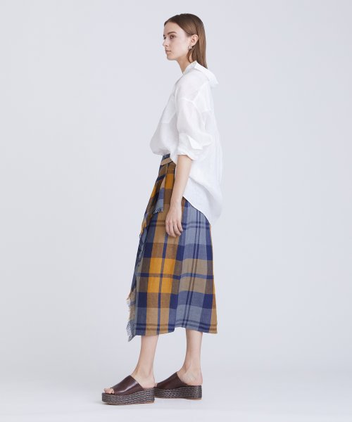 【ONeil of Dublin/オニールオブダブリン】アシンメトリーキルトスカート オブ