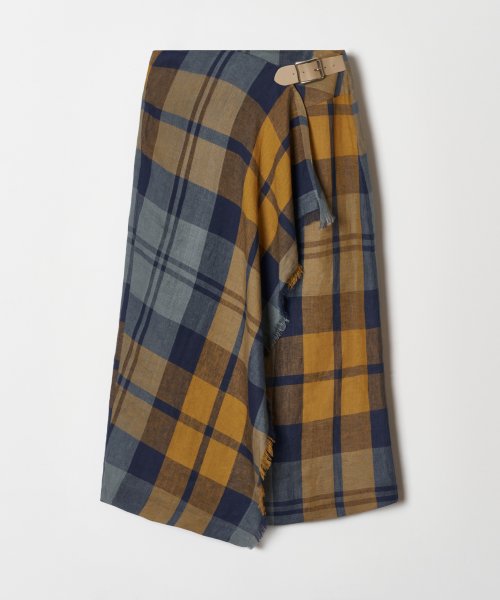 【ONeil of Dublin/オニールオブダブリン】アシンメトリーキルトスカート オブ