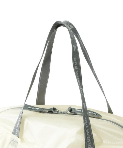 and wander/アンドワンダー　sil tote bag　シルトートバッグ and wander/アンドワンダー　sil tote