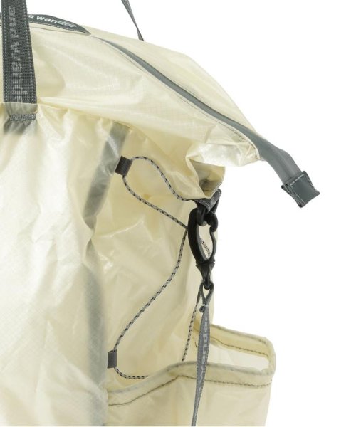 and wander/アンドワンダー　sil tote bag　シルトートバッグ and wander/アンドワンダー　sil tote