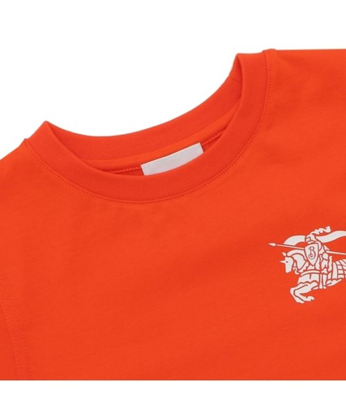 セール】バーバリー 子供服 Tシャツ トップス 半袖カットソー オレンジ  