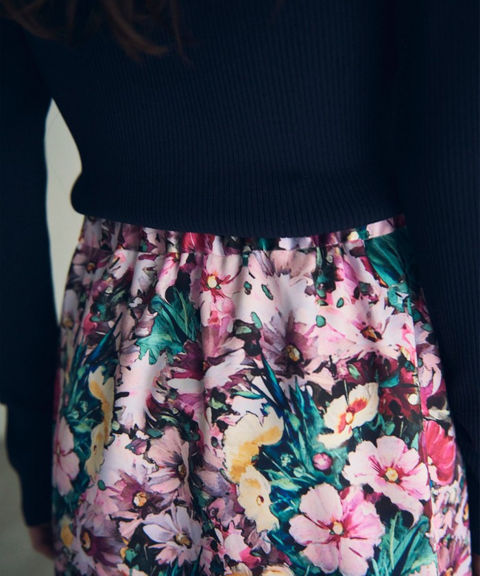 グラデフラワープリントスカート(505826178)｜阪急百貨店公式通販