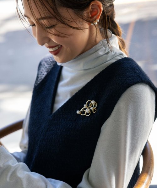 ファンシーツイード Vネックジャンスカ 