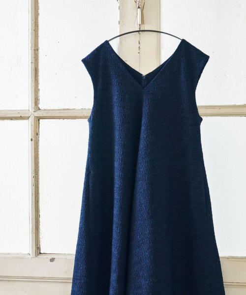 ファンシーツイード Vネックジャンスカ 