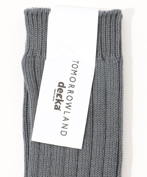 TOMORROWLAND GOODS(TOMORROWLAND GOODS)/【別注】decka Heavyweight Socks リブソックス/img01