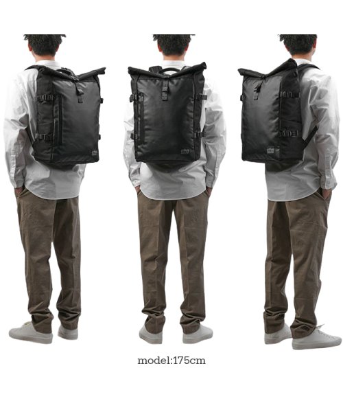 Manhattan Portage BLACK LABEL(マンハッタンポーテージ ブラックレーベル)/マンハッタンポーテージ ブラックレーベル ロールトップ バックパック A3 23L Manhattan Portage Black Label MP1261JR/img04