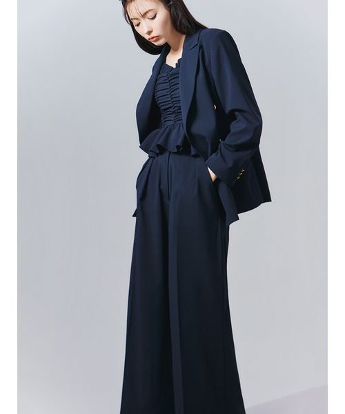 Sustainableギャザーデザインビスチェ 予めご了承ください