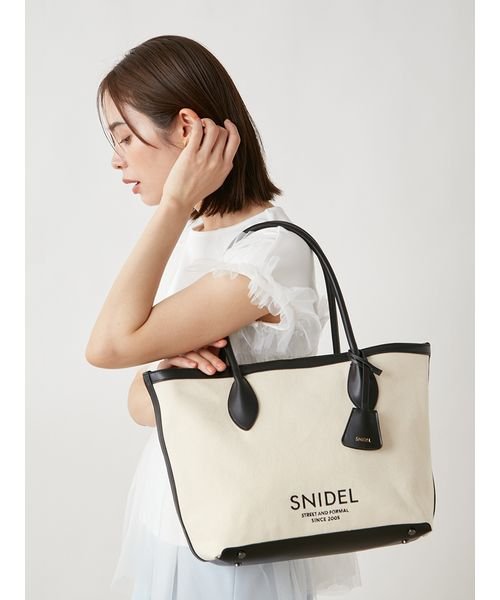SNIDEL(スナイデル)/エコキャンバスバッグL/img02