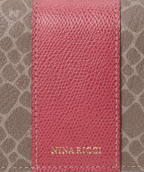 NINA RICCI(ニナリッチ（ウォレット）)/二つ折り財布【グレインヌーボーパース】/img10