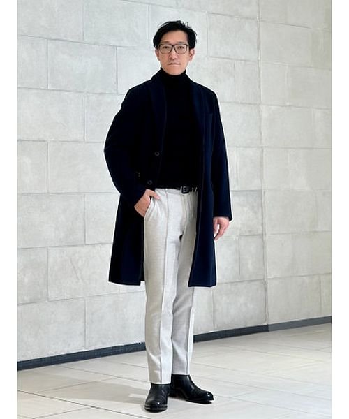 【23A/W】ピークドラペル チェスターコート モデル：H182 B89 W73 H90