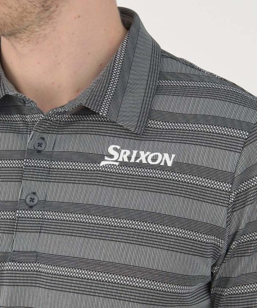 SRIXON(スリクソン)/【松山英樹プロ 2024マスターズ着用】メッシュボーダープリントシャツ/img09