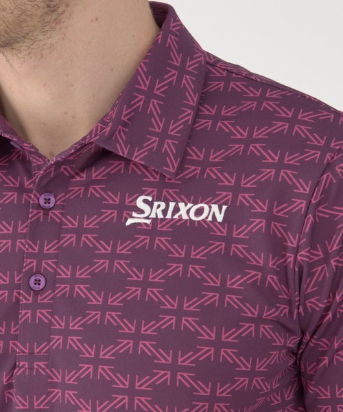 SRIXON(スリクソン)/【松山英樹プロ バレロテキサスオープン着用】UJパターンプリントシャツ/img18