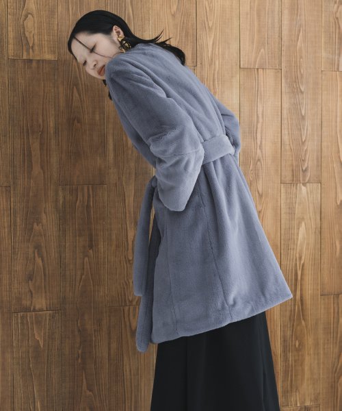 エコファーロングコート color size