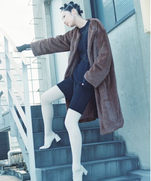 エコファーロングコート color size