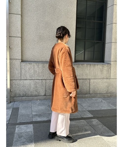 エコファーロングコート color size